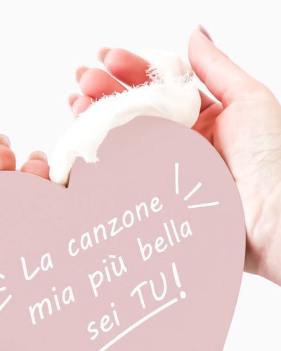 Tavoletta Cuore la canzone mia più bella
