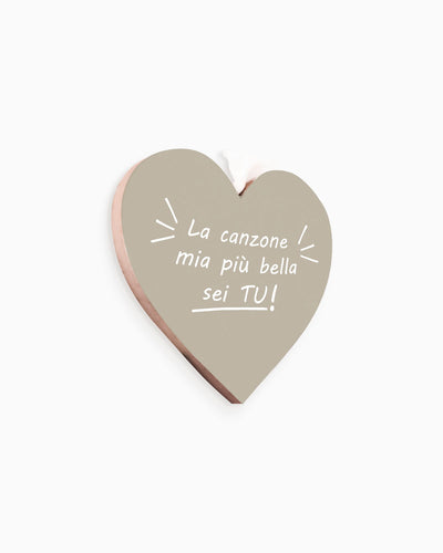 Tavoletta Cuore la canzone mia più bella