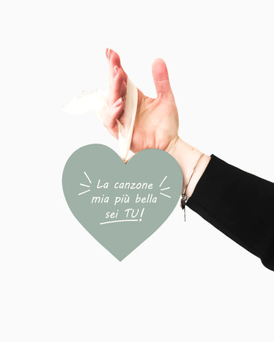 Tavoletta Cuore la canzone mia più bella