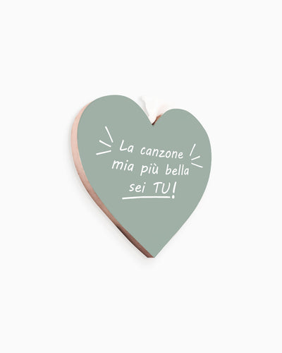 Tavoletta Cuore la canzone mia più bella