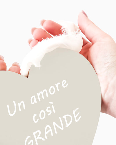 Tavoletta Cuore un amore così grande