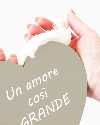 Tavoletta Cuore un amore così grande