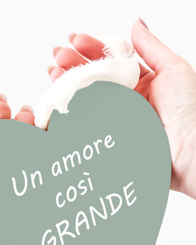 Tavoletta Cuore un amore così grande