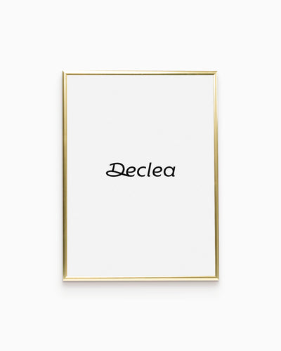 Gold frame