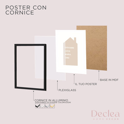 Poster Personalizzato Love My Family