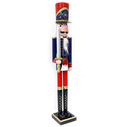 Schiaccianoci blu in Legno