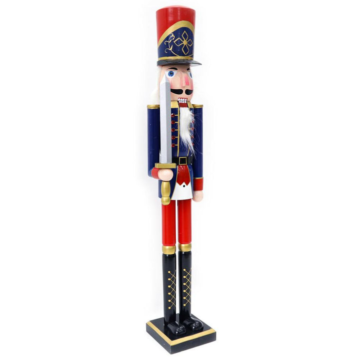 Schiaccianoci blu in Legno