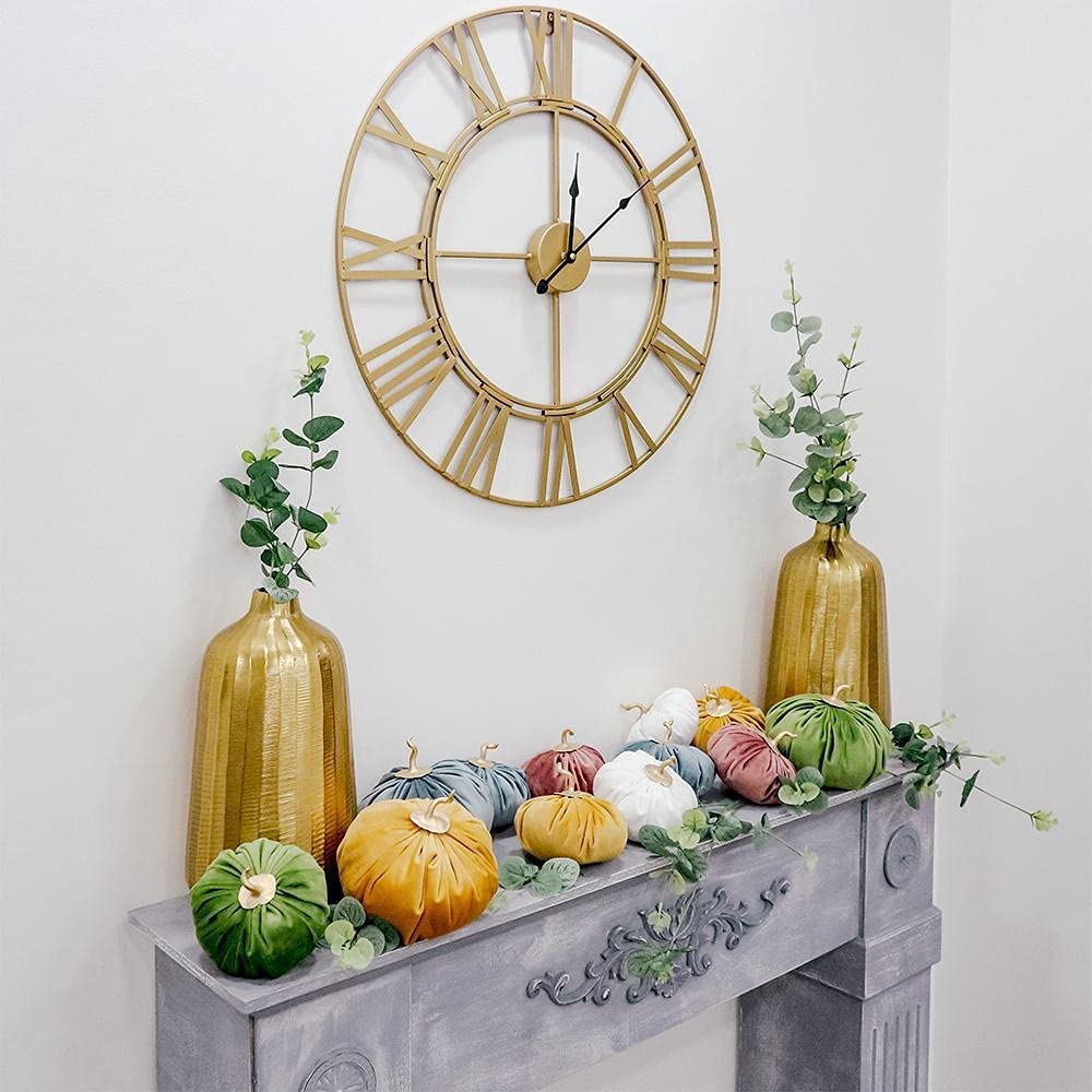 Fantasy Decorative Pumpkin Set in velvet