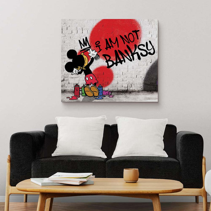 I am not Banksy painting