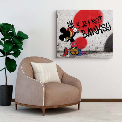 I am not Banksy painting