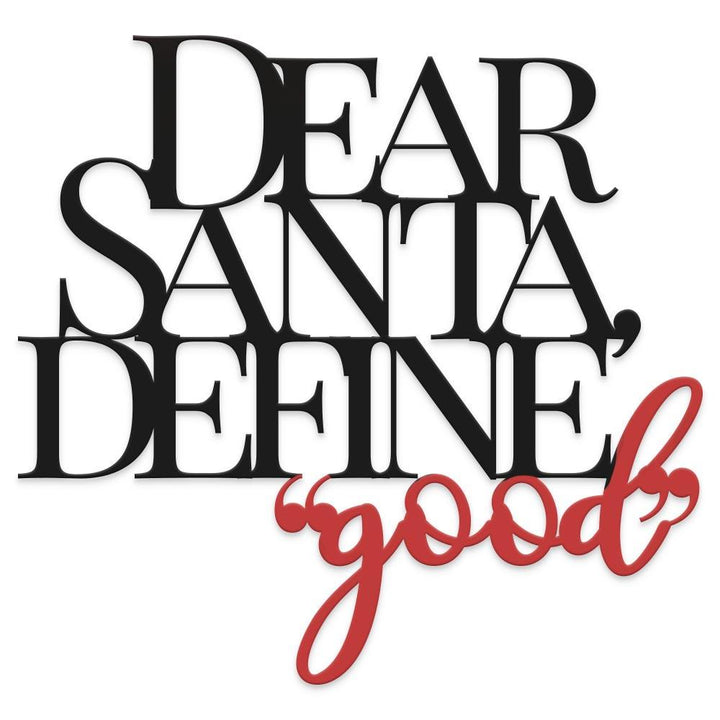 Dear Santa Define decoration