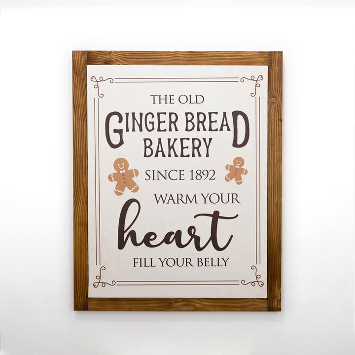 Ginger Bread wooden frame picture