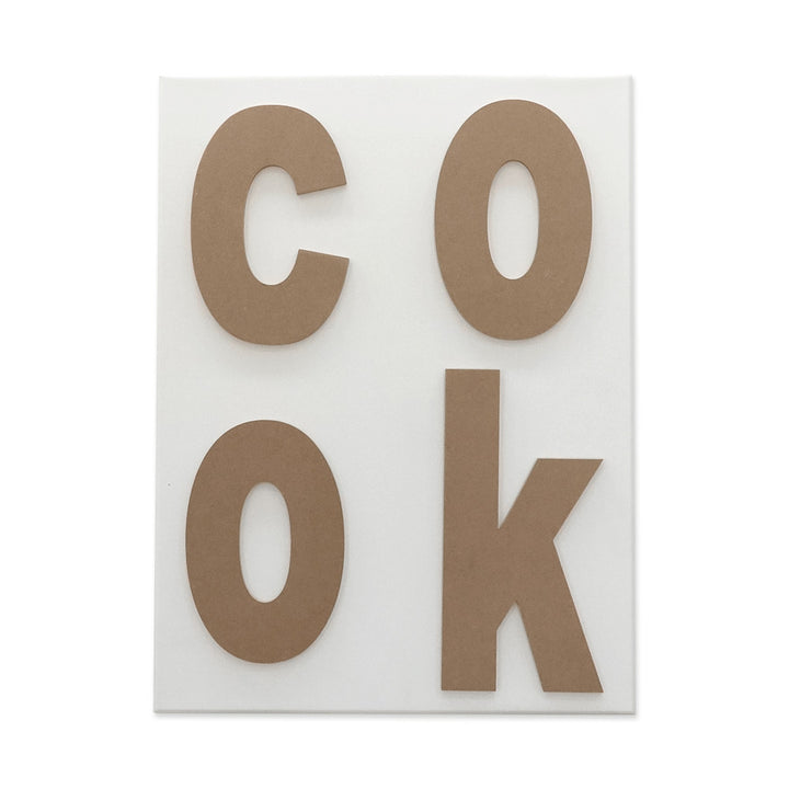 Cook relief canvas painting