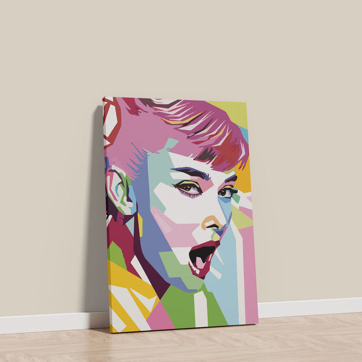 Pop Art Audrey painting