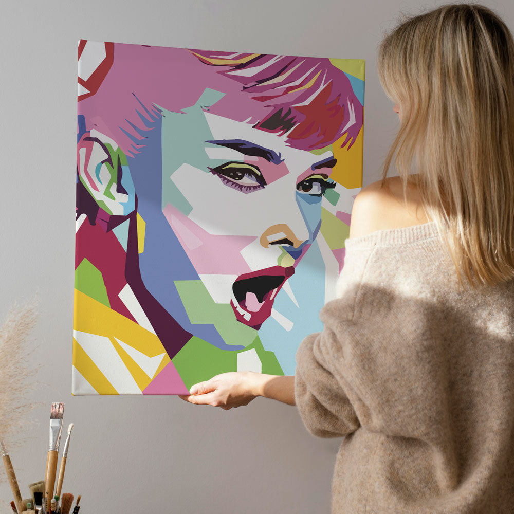 Pop Art Audrey painting
