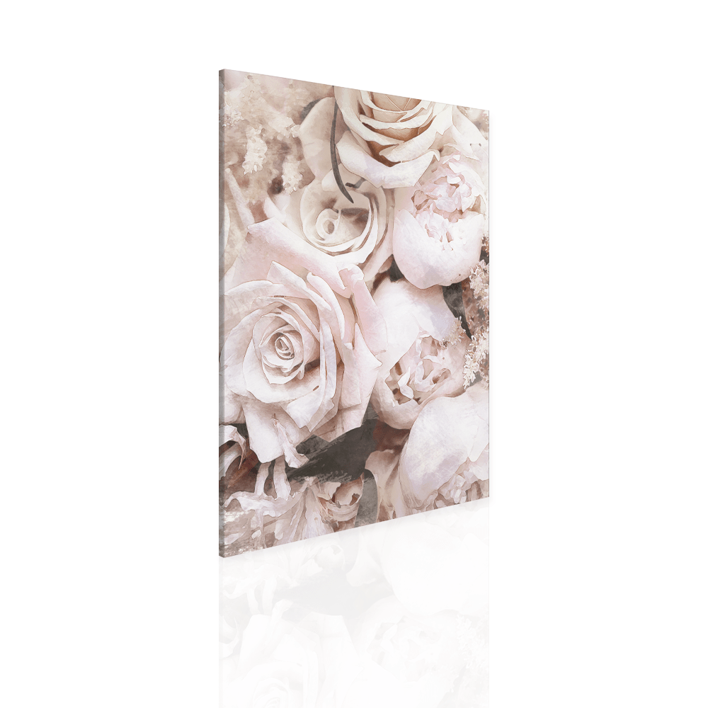 Delicate Roses painting