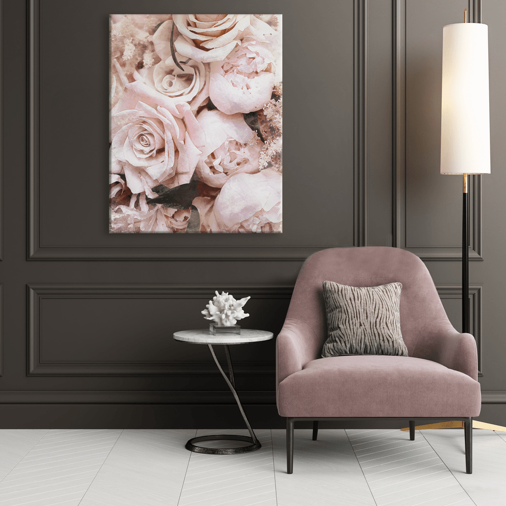 Delicate Roses painting