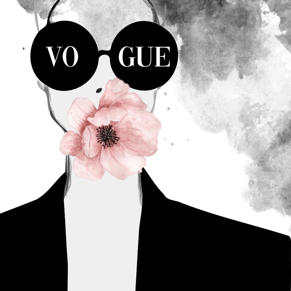 Vogue Flowers painting