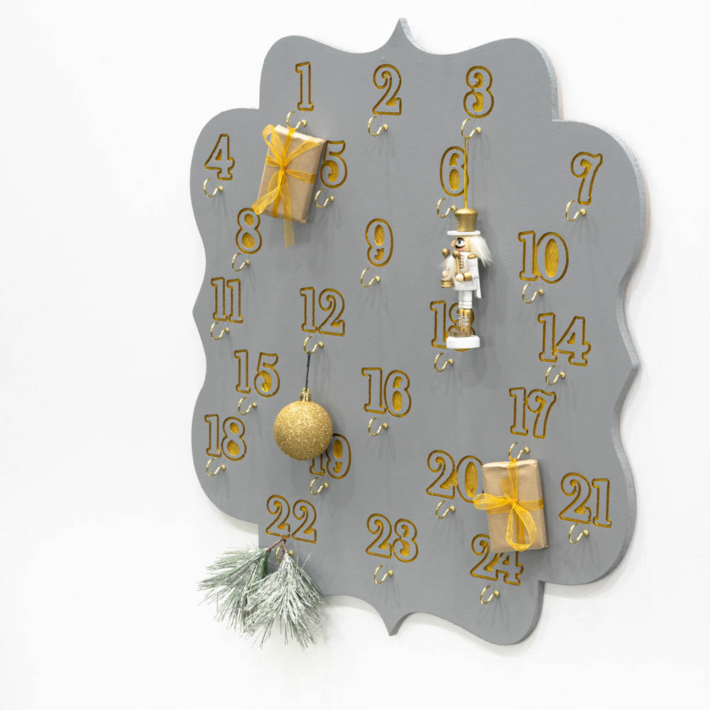Gray Gift Box Advent Calendar