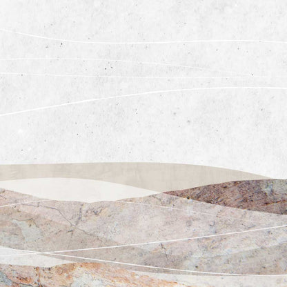 Abstract Mountains Painting