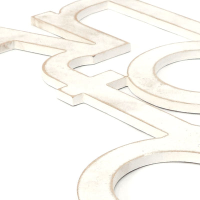 scritta in legno art for love - decorazione per la casa o negozi 