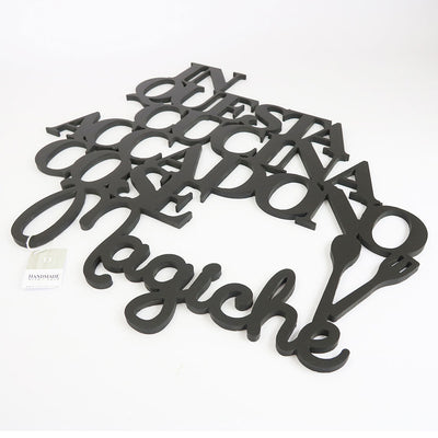 Scritta in Legno In cucina cose Magiche