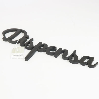 Scritta in Legno Dispensa