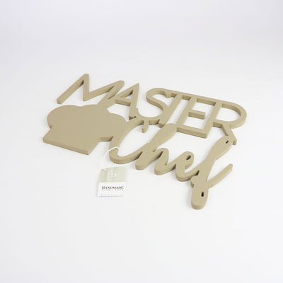 Scritta in Legno Master Chef