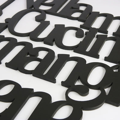 Scritta in Legno Nella mia cucina si mangia bene