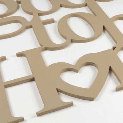 Scritta in Legno It's good to be Home