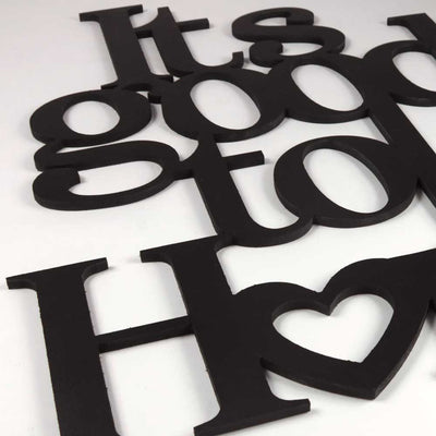 Scritta in Legno It's good to be Home