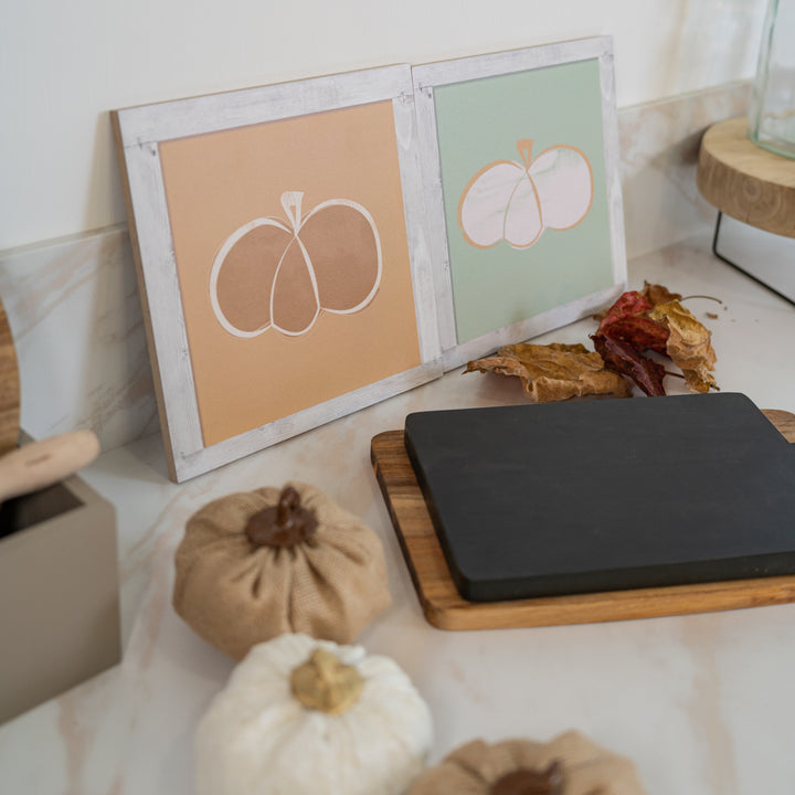 Pumpkin tablet with background