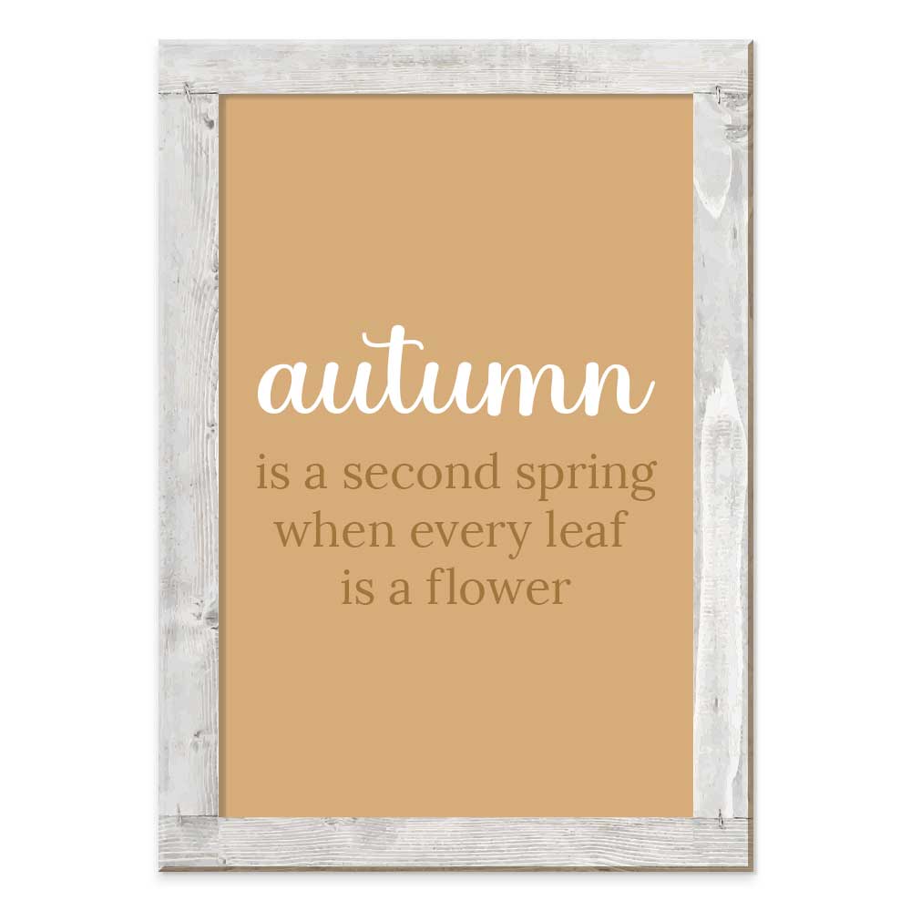 Autumn is a second Spring tablet