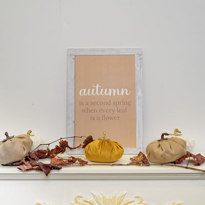 Autumn is a second Spring tablet