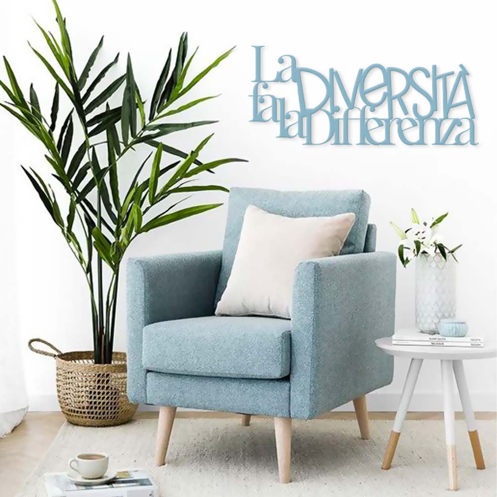 Decorazione in legno La diversità fa la differenza