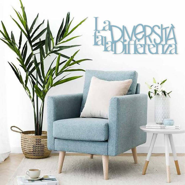 Decorazione in legno La diversità fa la differenza