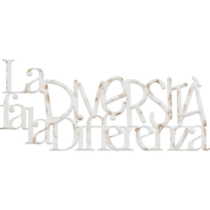 Decorazione in legno La diversità fa la differenza