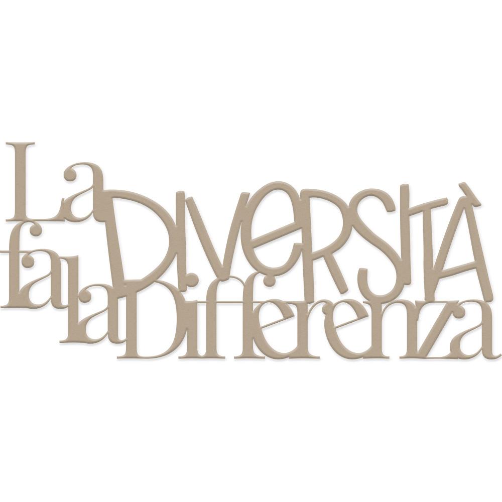 Decorazione in legno La diversità fa la differenza