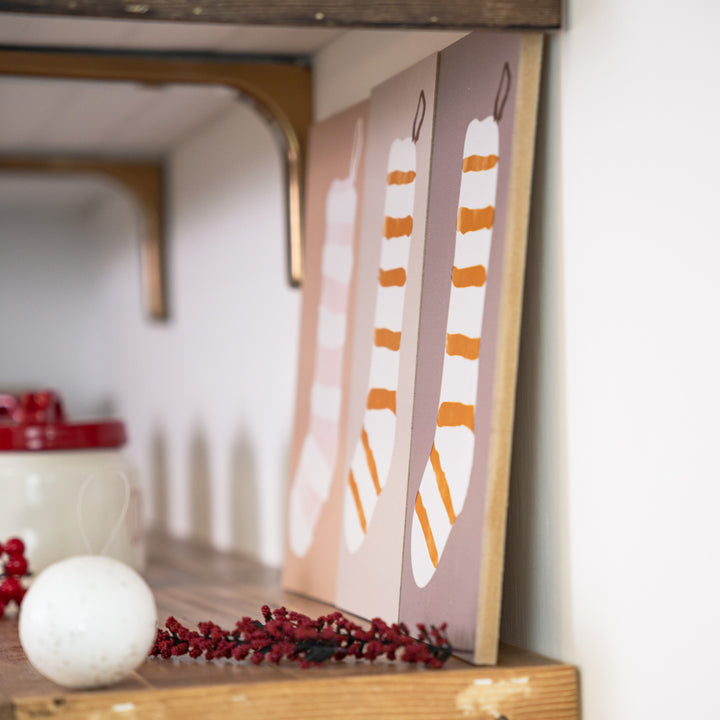 Christmas stocking board