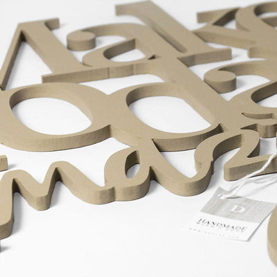 Scritta in Legno I Make Today Amazing