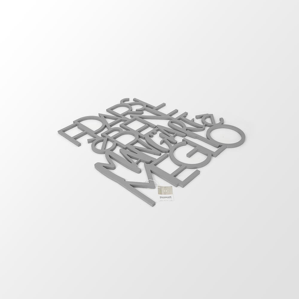 Scritta in legno Fidarsi è Bene
