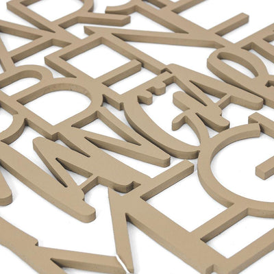 Scritta in legno Fidarsi è Bene