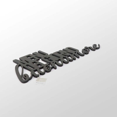 Scritta in legno Menu del Giorno Buonumore