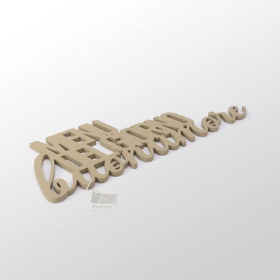 Scritta in legno Menu del Giorno Buonumore