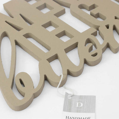 Scritta in legno Menu del Giorno Buonumore