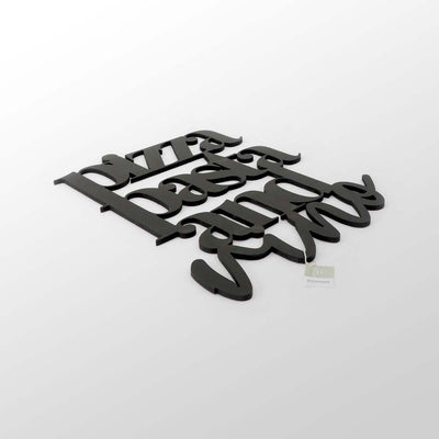 Scritta in legno Pizza Pasta and Vino