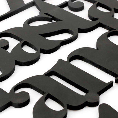 Scritta in legno Pizza Pasta and Vino