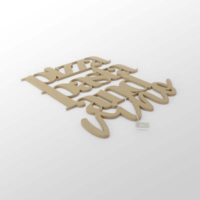 Scritta in legno Pizza Pasta and Vino