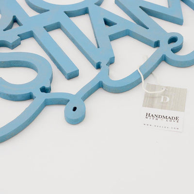 Scritta in Legno Solo se stiamo insieme