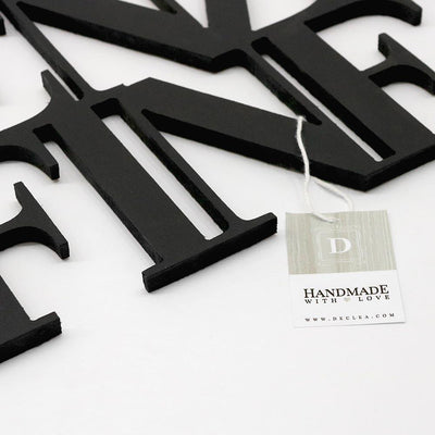 Scritta in Legno Amore senza fine